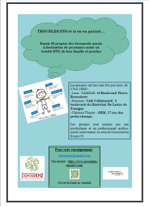 Flyer sur les Troubles DYS 