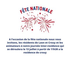 Affiche Fête Nationale juillet 2023